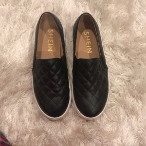 Black Slip-On Shoes